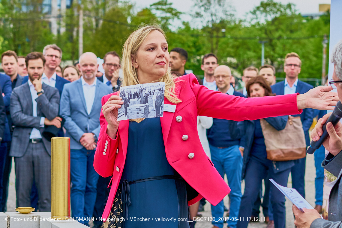 11. Mai 2017 - Grundsteinlegung für die LOGE und dem Kulturquadrat in Neuperlach